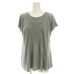 タバサ TABASA Tシャツ カットソー 半袖 34 グレー 胸元ギャザー G0731UB 004 /YMのサムネイル
