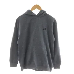 ビラボン BILLABONG プルオーバーパーカー スウェット XL グレー 長袖 無地 ロゴ /RR