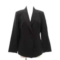 ジバンシィ GIVENCHY テーラードジャケット 38 ウール シルク混 黒 ブラック /ML ■GY12のサムネイル