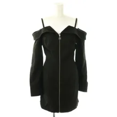 ダーリッチ Darich 24SS オフショルダーストラップジャケットミニワンピース Free-L ブラック /HK ■OS