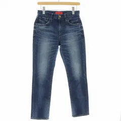 レッドカード RED CARD デニムパンツ ジーンズ ストレッチ ジップフライ USED加工 23 XS インディゴ /BB