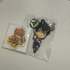 未開封)ハイキュー 日向 ミニ アクリルスタンド / 影山 ラバーチャーム まとめ売り
