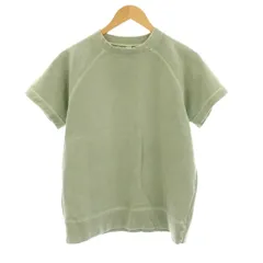 ナイジェルケーボン NIGEL CABOURN LYBRO カットソー トレーナー スウェット地 半袖 コットン 42 緑 グリーン 8036-13-21000 /KUのサムネイル