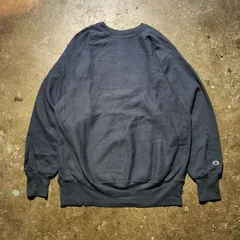 Champion 90s REVERSE WEAVE 目無し クルーネックスウェット ネイビー XXL 刺繍タグ メキシコ製 チャンピオン リバースウィーブ 1990s vintage 古着