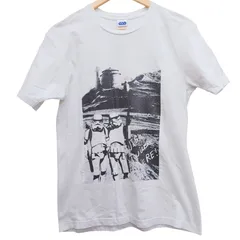 STAR WARS Tシャツ ホワイト 白 M相当 ストームトルーパー フォトプリント 半袖 カットソー メンズ レディース ユニセックス 古着 映画 アメカジ ストリート 人気