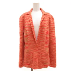 ミッソーニ MISSONI ニットジャケット ボーダー カジュアル 42 赤 レッド /JS ■GY40のサムネイル