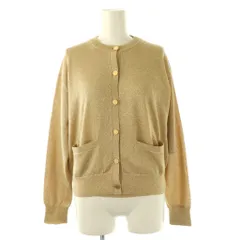 マルティニーク martinique 24SS ハーフスリーブニット カーディガン アンサンブル ラメ ベージュ /ES ■OSのサムネイル