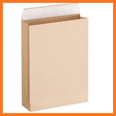 【新品】 【50枚 Mサイズ】宅配袋 梱包紙袋 ゆうパケット用角底袋 宅配便袋 紙袋 業務用 両面テープ付き 宅配便用紙袋 用袋 未晒 マチ広 茶色 無地 茶無地 中身が見えない 厚手クラフト120g 本 雑誌 衣類 荷物ラッヒンク 角底袋 ゆうパック ネ 1