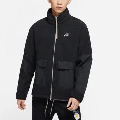 ナイキ NSW スポーツ エッセンシャルズ シェルパ フリース ジャケット DD5022-010