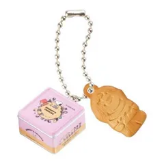 【エンボス缶（メープル）】PEANUTS ビスケットミニチュアチャーム