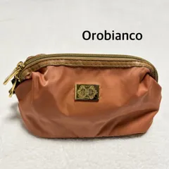 Orobianco   オロビアンコ　ポーチ　イタリア製　オレンジ　小物入れ   送料込み  6463551のサムネイル
