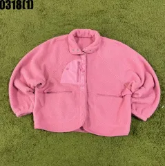 ピンク色 ボア フリース ジャケット XL