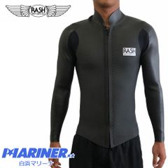 新品】RASH ウェットスーツ ロングスリーブタッパ ML 人気フロント