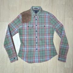 95) ラルフローレン スリムフィット チェック シャツ