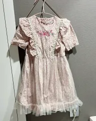 Cheek 女の子 ピンク 花柄 ONE PIECE 120