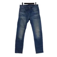 ジースターロウ G-Star RAW Slim Jeans デニム パンツ ボタンフライ 28 インディゴ 3301 ■FF