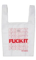 HUF Fuck It Packable Bodega Bag White バッグ 送料無料
