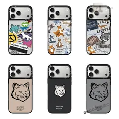 新品 小狐のデザイン スマホケース MAISON KITSUNE CASETiFY iPhoneケースiPhone17/17pro/17pro max/16/16pro/16pro max/15/14/13/12 多機種対応