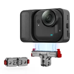 Insta360 GO Ultra 用 クイックリリースマウント マグネット拡張アダプター アルミ合金製 GoPro対応 1/4インチ ネジアダプター アクションカメラ アクセサリー 0