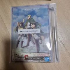 進撃の巨人 一番くじ C賞 リヴァイ ハンジ エルヴィン BIGアクリルボード