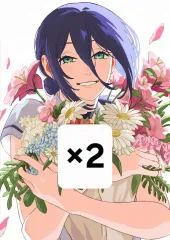 チェンソーマン レゼ編 日本 10 駐車 特典 A5 ビジュアルカード イラスト タン