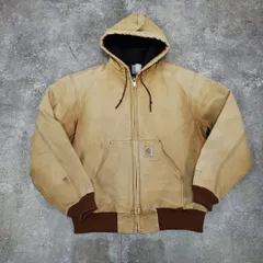 carhartt カーハート アクティブジャケット ワークジャケット コットン ブラウン 90’s アウター パーカー メンズ