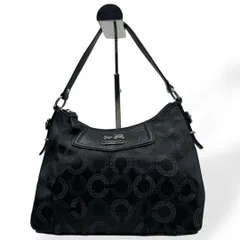 極美品 COACH コーチ ワンショルダーバッグ アクセサリーポーチ オプアート