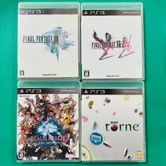 【ディスク美品】【３点＋１点おまけ】PS3 FINAL FANTASY XIII FINAL FANTASY XIII-2 FINAL FANTASY XIV: 新生エオルゼア トルネ torne プレイステーション3