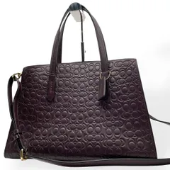 美品　COACH　コーチ　 キャリーオール 2way ショルダーバッグ 本革