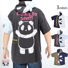 PANDA ROCK パンダワッペン 背中羽根装飾 レースフリル パーカー 