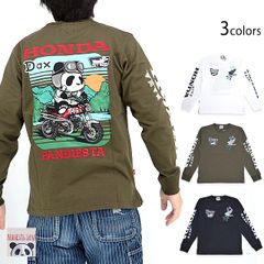 PANDISTA HONDA 400 長袖Tシャツ バイクキャラクター - メルカリ