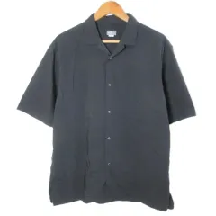 ザノースフェイス THE NORTH FACE ショートスリーブマラパイヒルシャツ NR22060 半袖 開襟 アウトドアウェア ナイロン L 黒 ブラック X