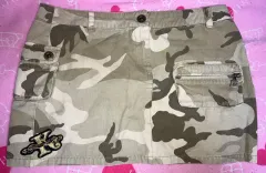 ギャル ヴィンテージ カーゴ スカート カモフラージュ ミリタリー 日本ブランド Babymetalclub y2k