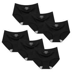 【新品】 [INNERSY] ショーツ 女の子 パンツ シームレス 女児 下着 ジュニア インナー 6枚セット 女子中学生 高校生 ガールズ 通気性 柔らかい 155-170（160，6ブラック）