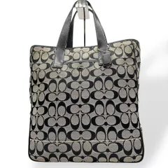 極美品　COACH コーチ　トートバッグ　大容量　キャンバス　レザー　A４可