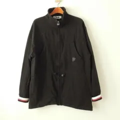 デッドストック！ FILA フィラ ジャケット ストレッチ生地 イタリア製 黒 M (m-097)