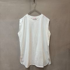 Spick and Span スピックアンドスパン ファインコットンノースリーブプルオーバー ホワイト FREE レディース 24-070-200-8050-2-0 新品