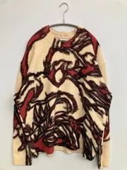 ZARA ザラ ニット/セーター USA XL ベージュ ニット その他総柄 ミドル丈 長袖 クルーネック(丸首)