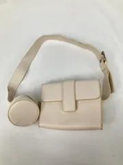 one after another NICE CLAUP ワンアフターアナザーナイスクラップ ショルダーバッグ アイボリー