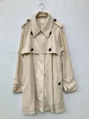 rienda リエンダ トレンチコート M ベージュ 無地 ミドル丈 フードなし