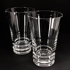 【美品】Baccarat バカラ／ベガ ハイボール ペア タンブラー／1クリスタルグラス／クリア／BC591