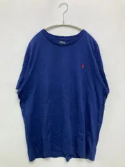 Polo Ralph Lauren ポロラルフローレン Tシャツ/カットソー XL ネイビー 無地 ワンポイント ブランドロゴ 半袖 クルーネック(丸首)