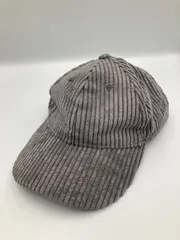 キャップ グレー コーデュロイ ベースボール