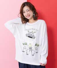 ☆新品タグ付☆ ニコアンド パペットスンスン コラボ ロングTシャツ