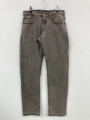 LEVI STRAUSS & CO. リーバイストラウスアンドカンパニー デニムパンツ W28 L32 グレー フルレングス 無地 ブランドロゴ スタンダード ストレート レギュラー リジッド・ワンウォッシュ