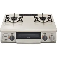 【中古-非常に良い】 水無し片面焼グリル付ガステーブル DCM01BEL 都市ガス (13A) 用 左強火 都市ガス (13A)のサムネイル