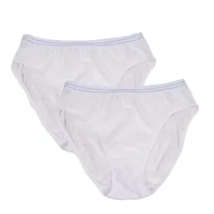 【新品】 2枚組 制服ショーツ メッシュ M WH