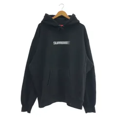 【中古】Supreme 23SS Motion Logo Hooded Sweatshirt ブラック ▲ポケットリペア有 XXL シュプリーム[17]