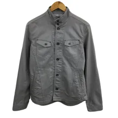 ニコル NICOLE Selection ジャケット スタンドカラー ミドル丈 無地 長袖 46 グレー