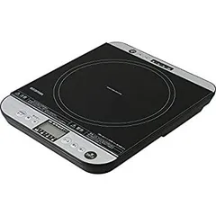 【中古-非常に良い】 アイリスオーヤマ IHコンロ IHクッキングヒーター 液晶付き 1400W 両側操作パネル IHコンロ 卓上 7段階火力調整 ブラック IHC-T61-Bのサムネイル